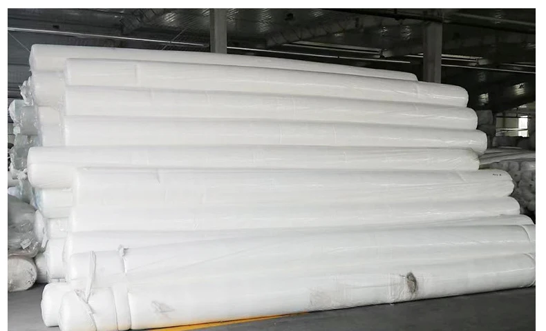China factory favorable prices white geotextile fabric nonwoven needle punched geotextile short fabric