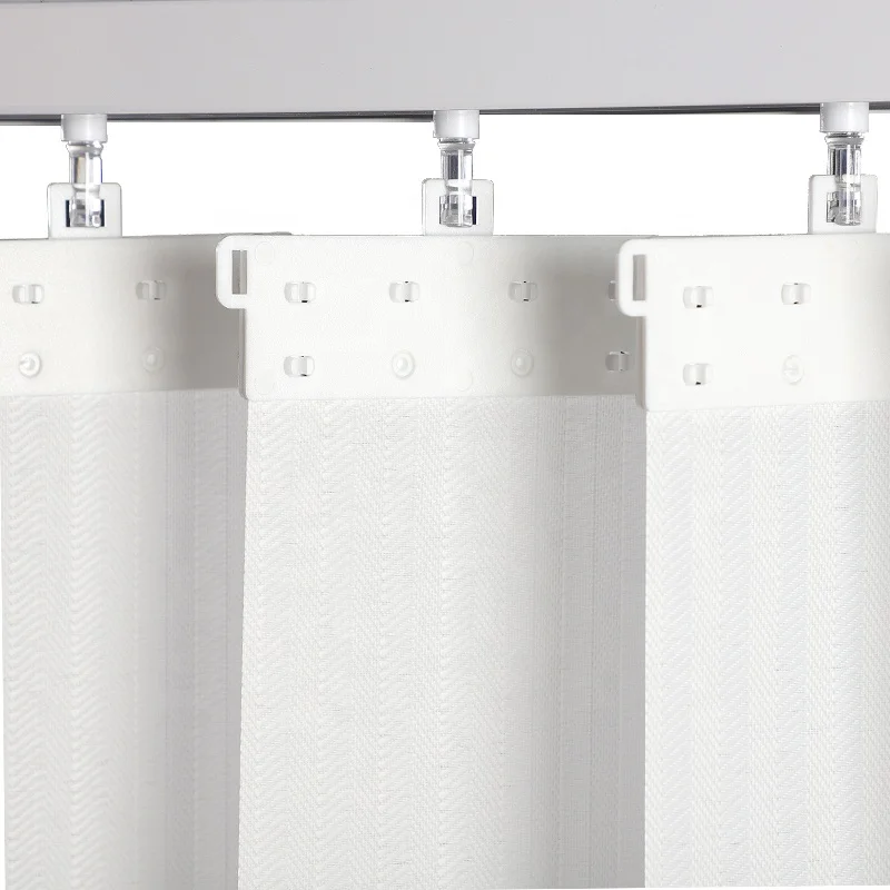 Blackout Vertical Window Blinds Thermal Insulated Waterproof UV Protection 3.5 Inches Fabric Blinds Vertical Blinds Motorized