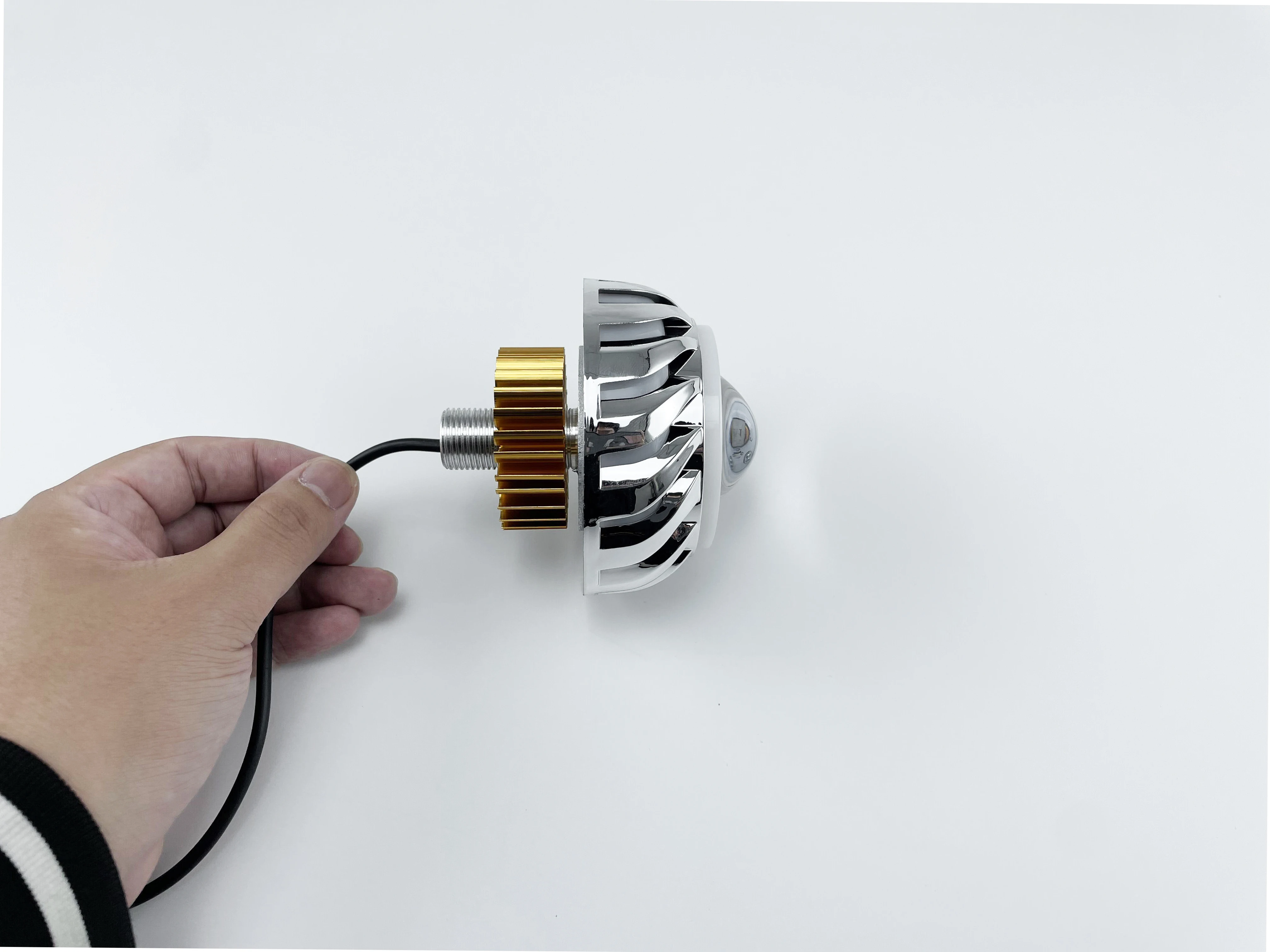 Factory Price Motorcycle Round Angle Eye Led Headlight Projector led headlight bulb motorcycle fog lights led