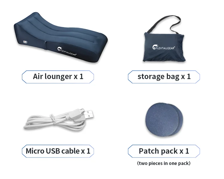 Hot Selling Inflatable Lounger Air Sofa Beach Sleeping Outdoor Sofa Outdoor Pool Furniture Patio Sun Loungers Sofa