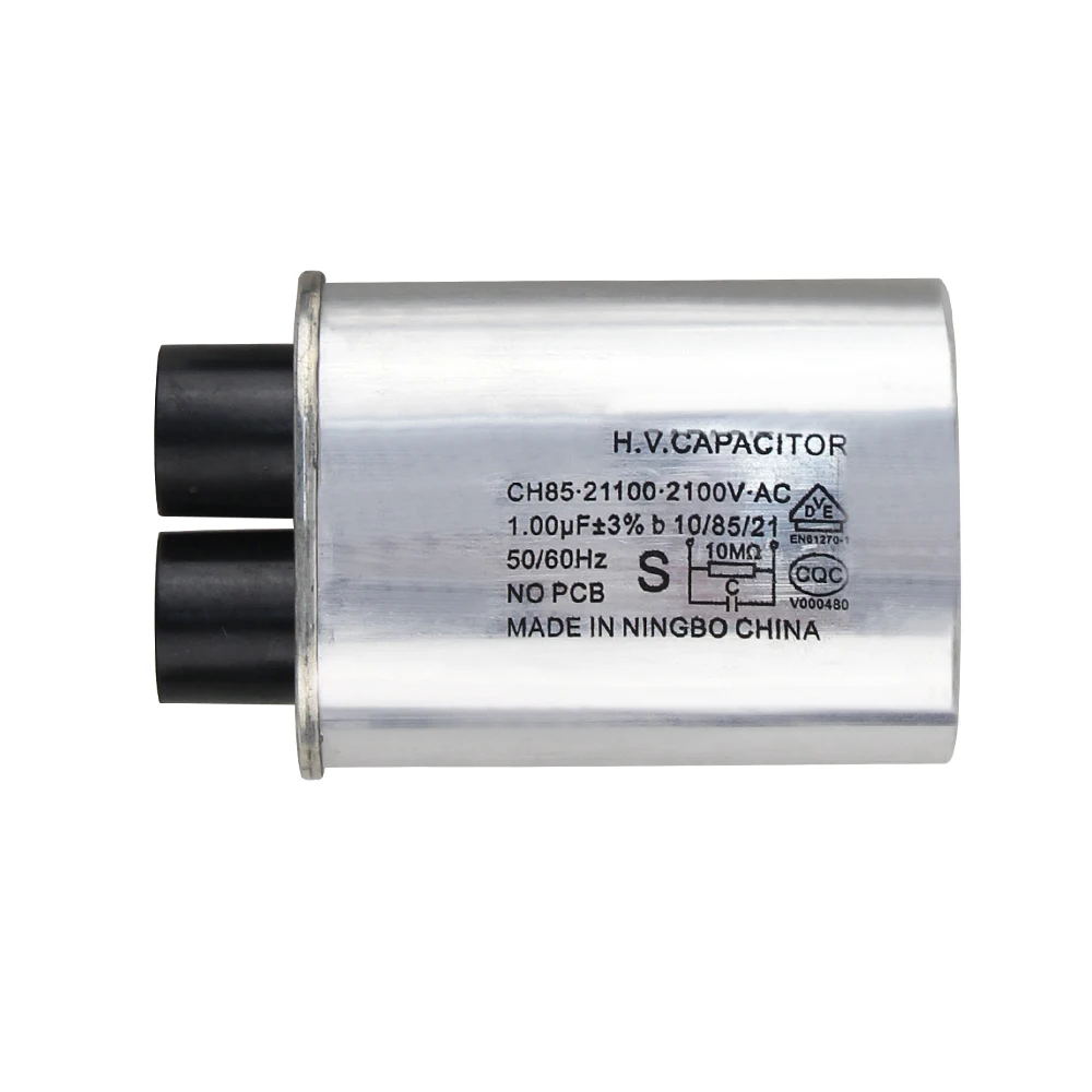 Bicai 0,7 мкФ/0,75 мкФ/0,80 мкФ/0,85 мкФ/0,90 мкФ/0,95 мкФ/1,0 мкФ CH85 2100V высоковольтный конденсатор с алюминиевой крышкой для Запчасти для микроволновых печей