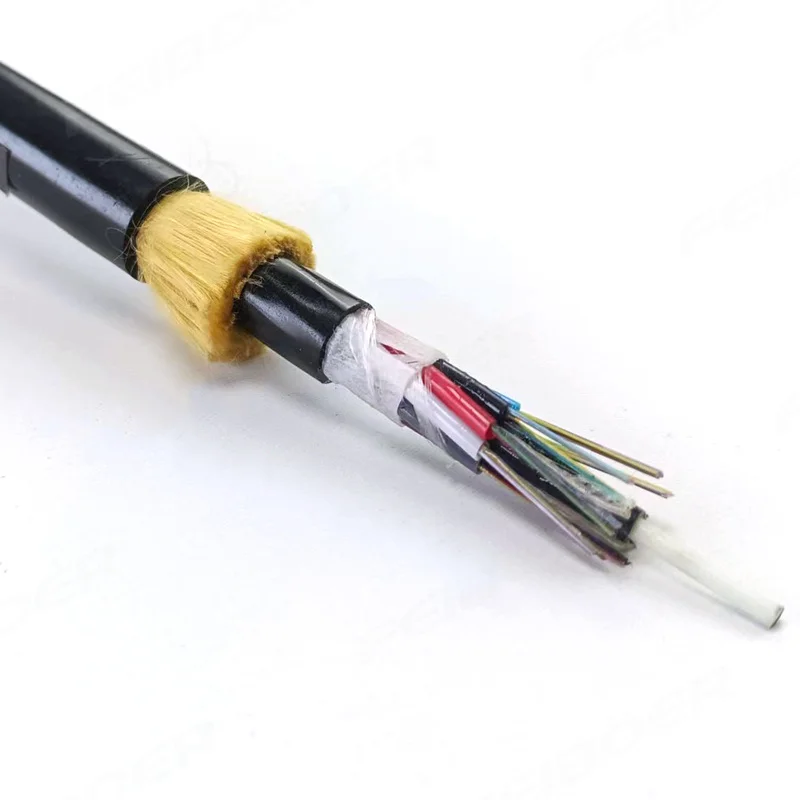 Новый самоподдерживающийся Диэлектрический кабель 24 48 72 96 Ядро 100 м 120 м 150 м 200 м 2 км 3 4 км катушка OS2 OS1 OM1 OM2 OM3 OM4 G655 G657 антенны волоконно-оптического кабеля