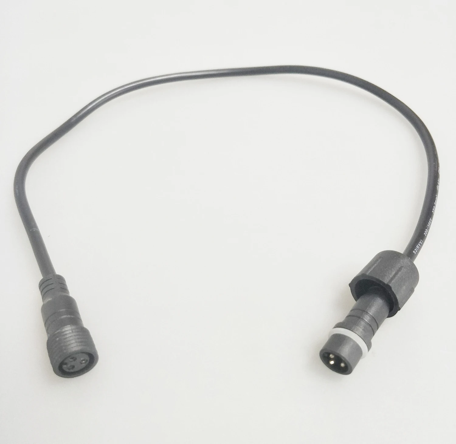 3pin 4pin 5pin Outdoor Waterproof extension cord cable connector 20AWG 50CM 1M 2M or Customized length for Pixel LED Light