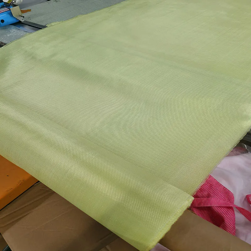 220g kevlar fabric with aramid filament yarn twill weaving made by manufacturer