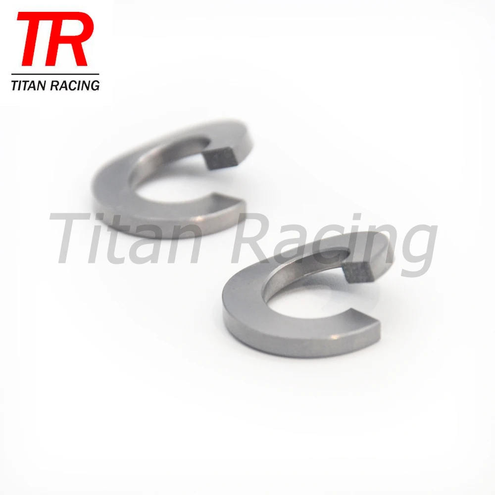 Titanium Spring Washer Gasket Cycling Refit Fasteners M4 M5 M6 M8 M10 M12 M14 M16 M18 M20 M22 M24