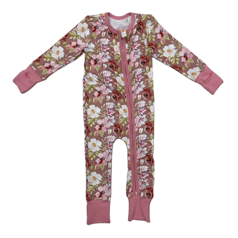 Qingli OEM Bebe Crece Floral Toddler Girls Rompers Baby Clothes Distributor