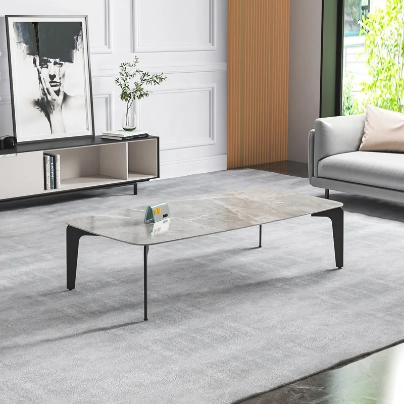 Cheap Metal Frame Table Mdf Top Table New Design Wholesale Manufacturers Modern Coffee Table