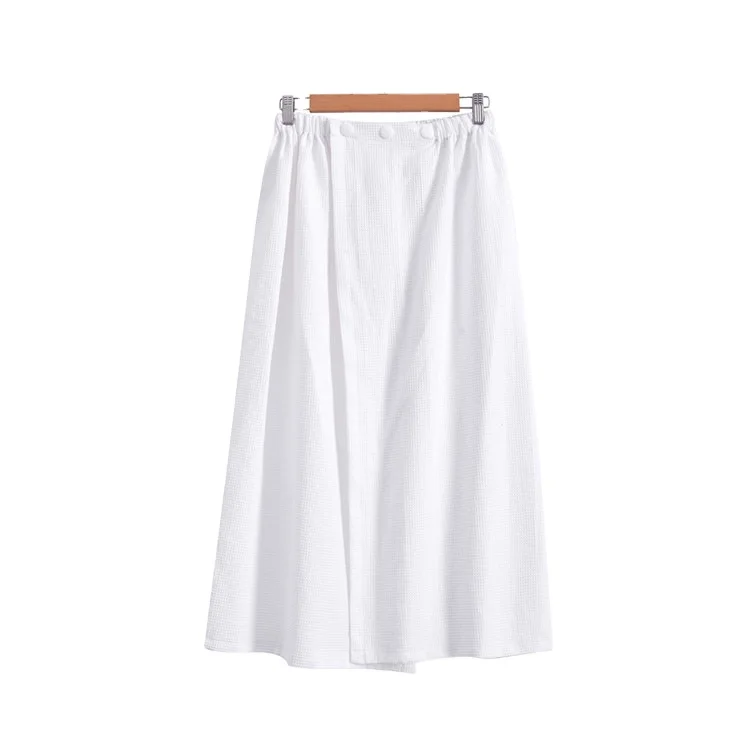 Cotton waffle Esthetician  FACIAL sauna Spa Robes  Gowns Body Wrap