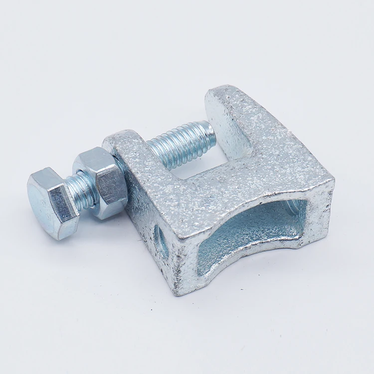 M8 M10 M12 galvanized malleable Iron unistrut top beam clamp Suspension Clamp for thread rod