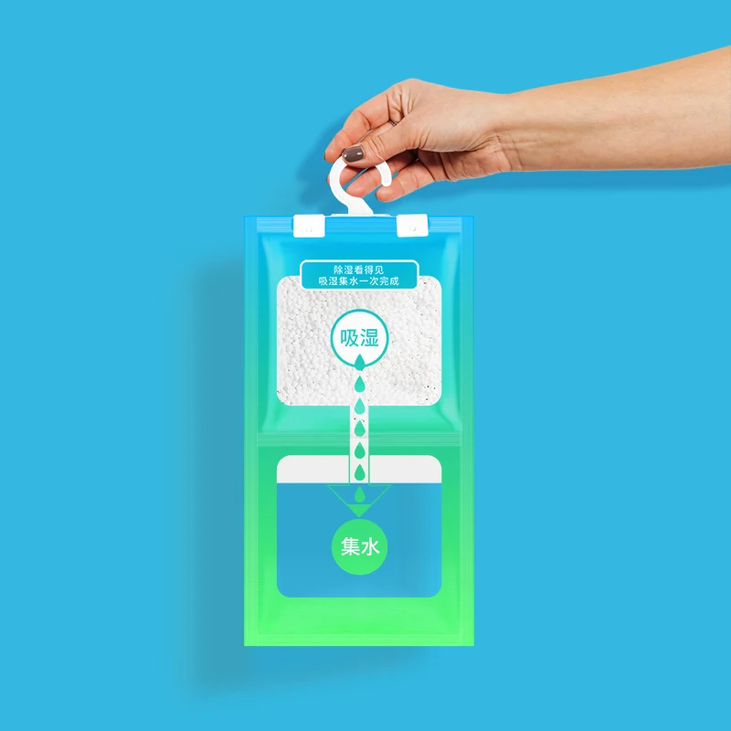 500ml Hanging Moisture Absorber Dehumidifier Bag Humidity Control Sachet for Closet