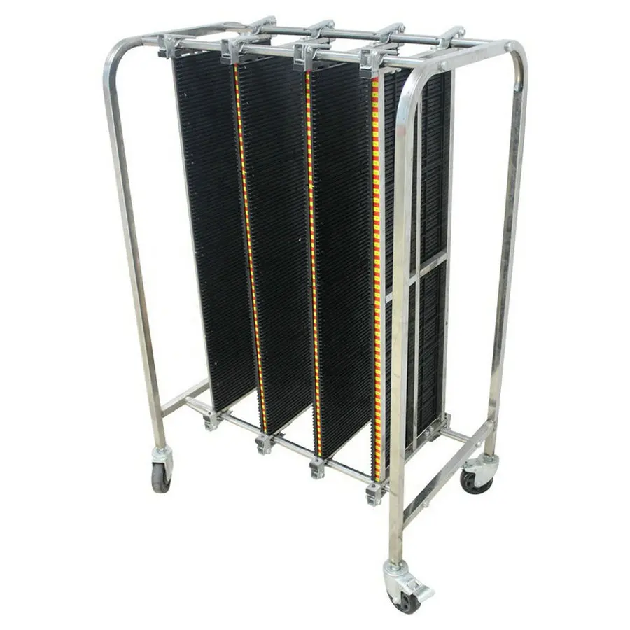 wholesale PCB storage Antistatic cart with racks/Hanging basket PCB Storage trolley/Antistatic PCB Rack trolley