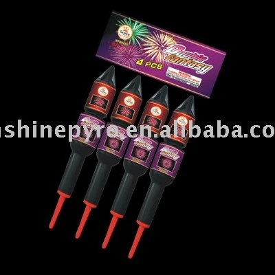 Fantasy Double Bottle Rocket Fireworks for Sale