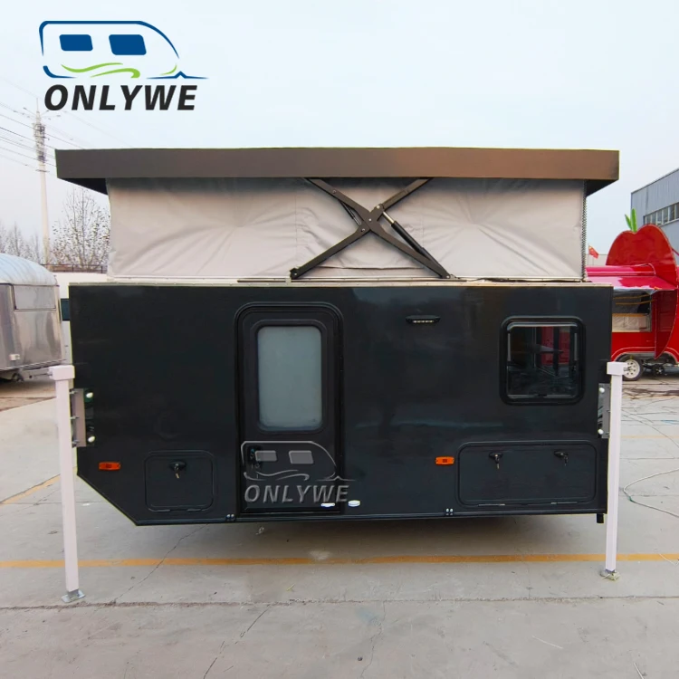 2024 Onlywe australian standard off road pickup camper overland slide in camper small popup truck camper for pickup truck