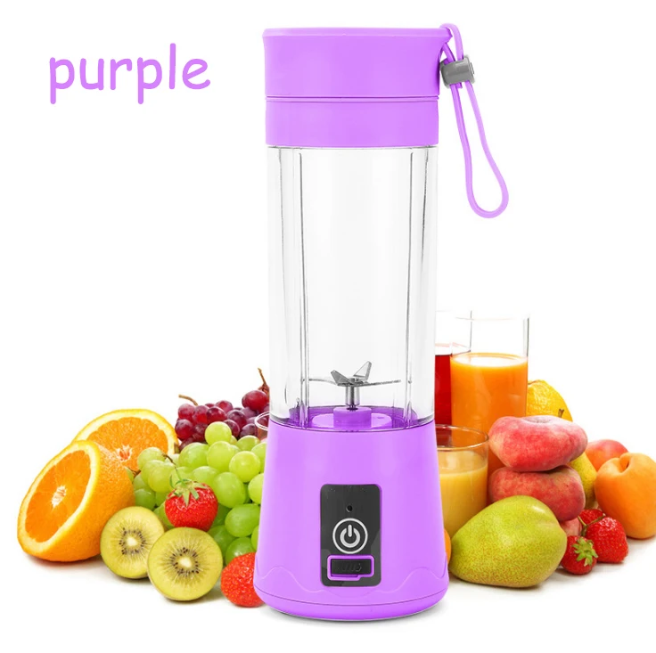 
JB-4301 Portable blender for juices and smoothies (400 ml), with battery and USB connection 