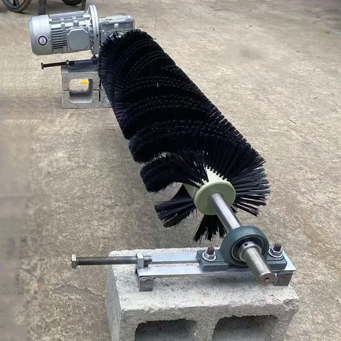 Nylon 66 Bristles Brush Conveyor Belt Cleaning Brush Roller