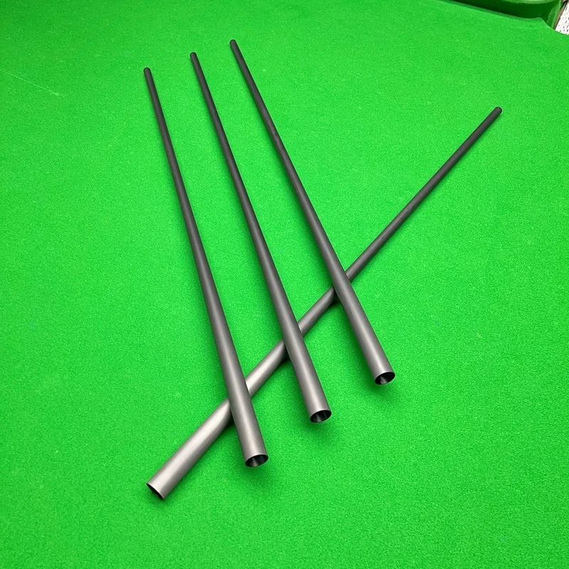 Low Deflection Pool Cue Shaft Empty Carbon Cue Shaft 11.8 12.5mm Unfinished Shaft
