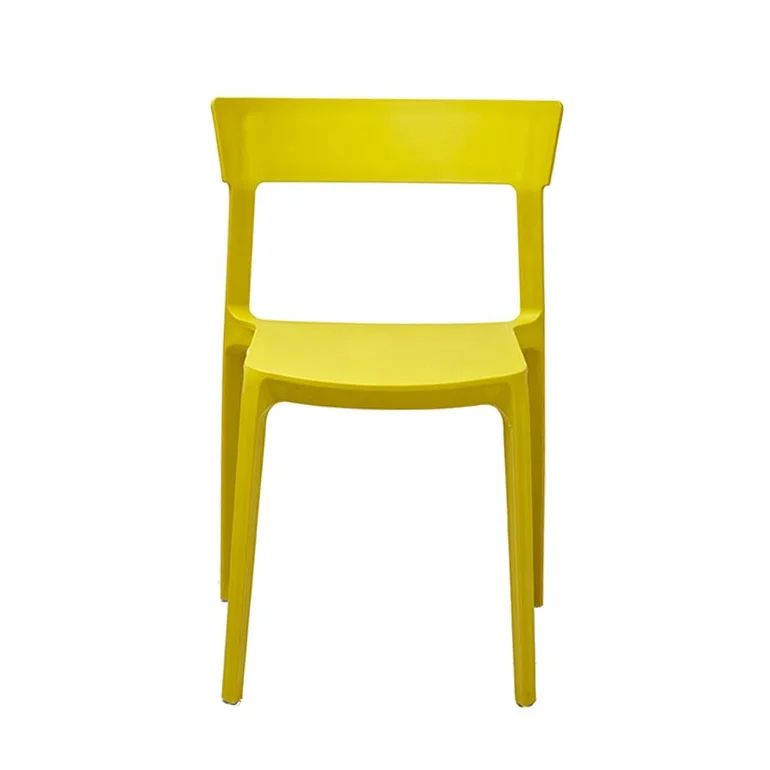 Restaurant stackable dining monoblock chair pp plastic chair