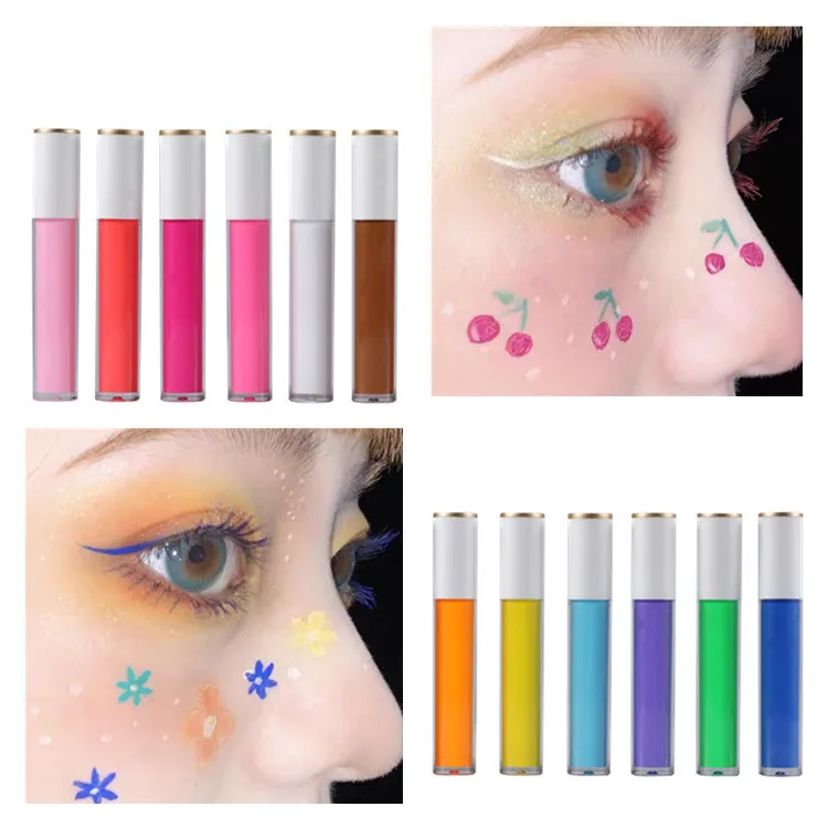 Waterproof sweat proof no smudging quick dry multicolor eyeliner private label