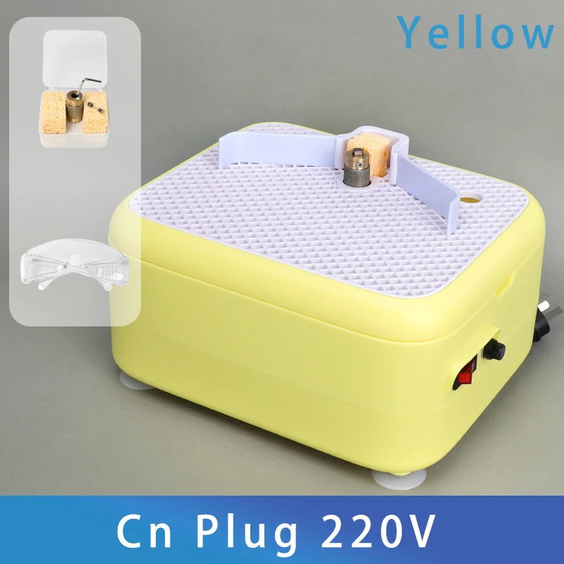 Portable stained glass grinder machine, mini marble stone  polisher & ceramic grinding tool kit for DIY Craft diamond drill