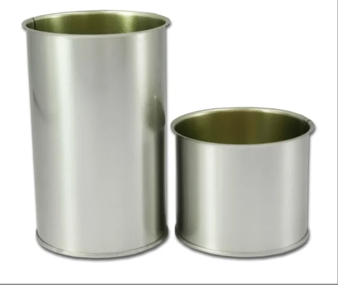 Best selling empty round tin can metal cans ketchup fruit vegetable packaging metal food tin