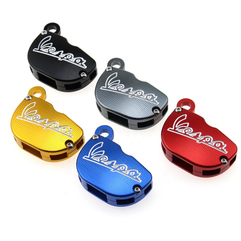 REALZION Motorcycle Aluminum Alloy Modification Key Decoration Protective Cover For Piaggio Vespa GTS SPRINT PRIMAVERA 125 300