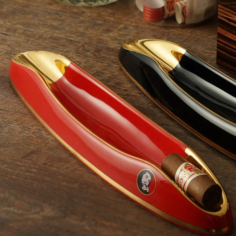 Custom High Quality Ceramic Luxury Cigar Ashtray