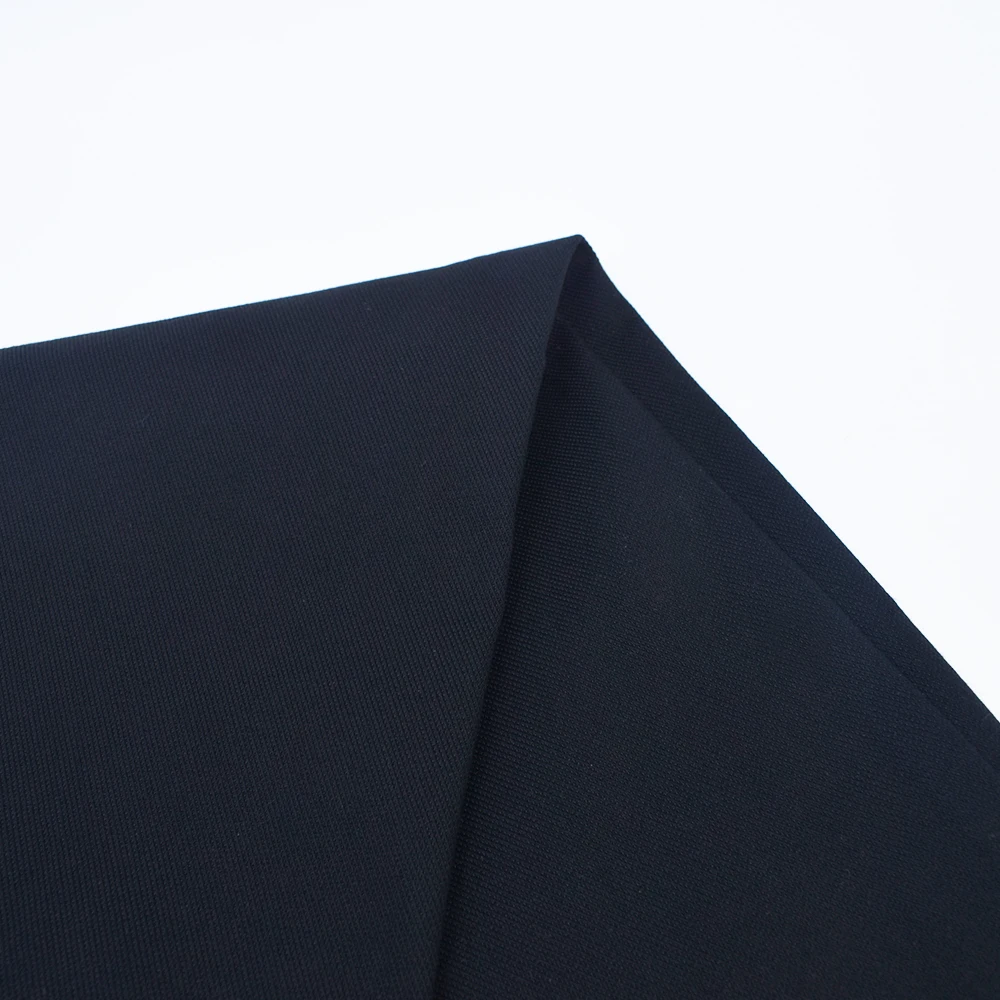 Новый дизайн, двойная плетеная саржевая пряжа, окрашенная хлопковая, модал, полиэстер, спандекс, ткань для мужских брюк