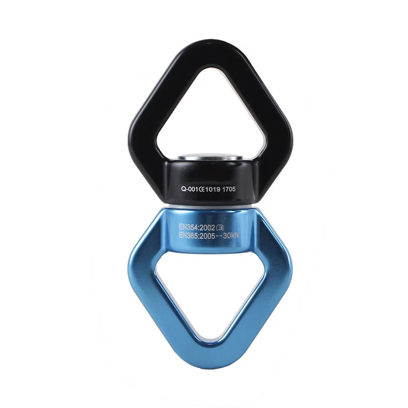 30KN Aviation Aluminum Alloy Swivel Swing Device Safety Carabiner For Yoga/Hammock