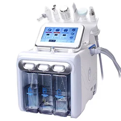 Salon Use Korea 6 Heads Hydro Peeling Facial Aqua Peeling Deep Cleaning Microdermabrasion Water Oxygen Jet Peel Facial Machine