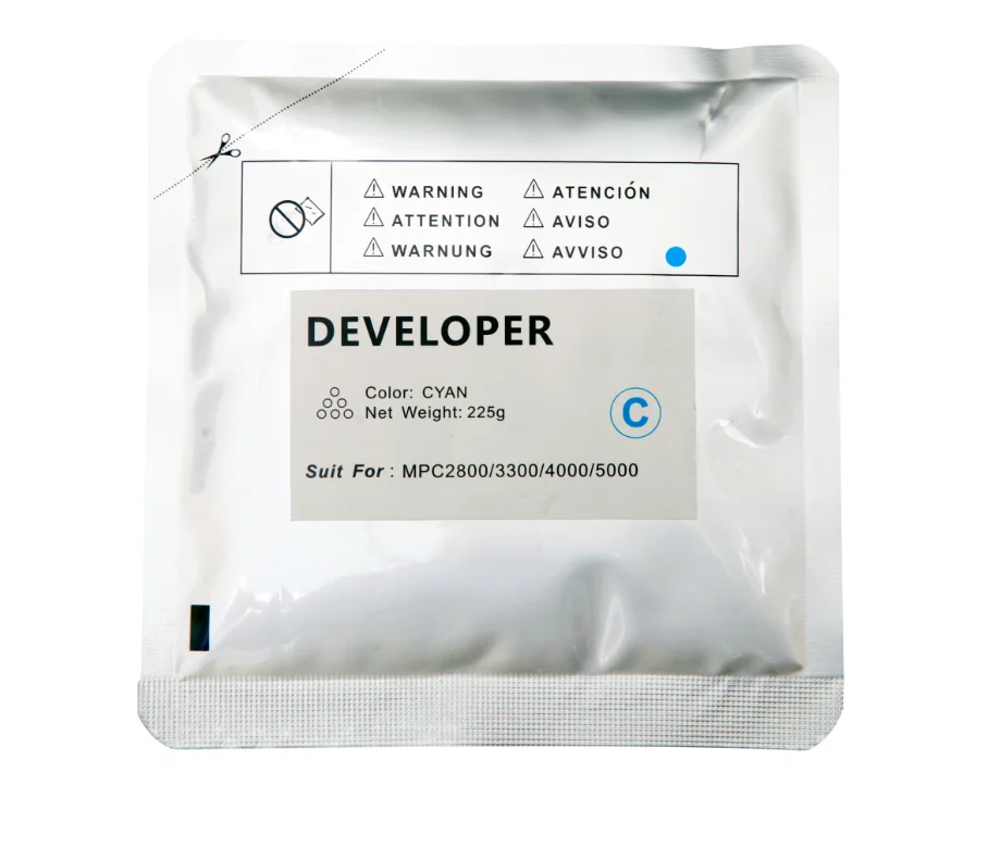 Factory wholesale Compatible RICOH MP C5000 Japanese Developer toner powder For Ricoh copier 2800/3300/4000/5000/811/820