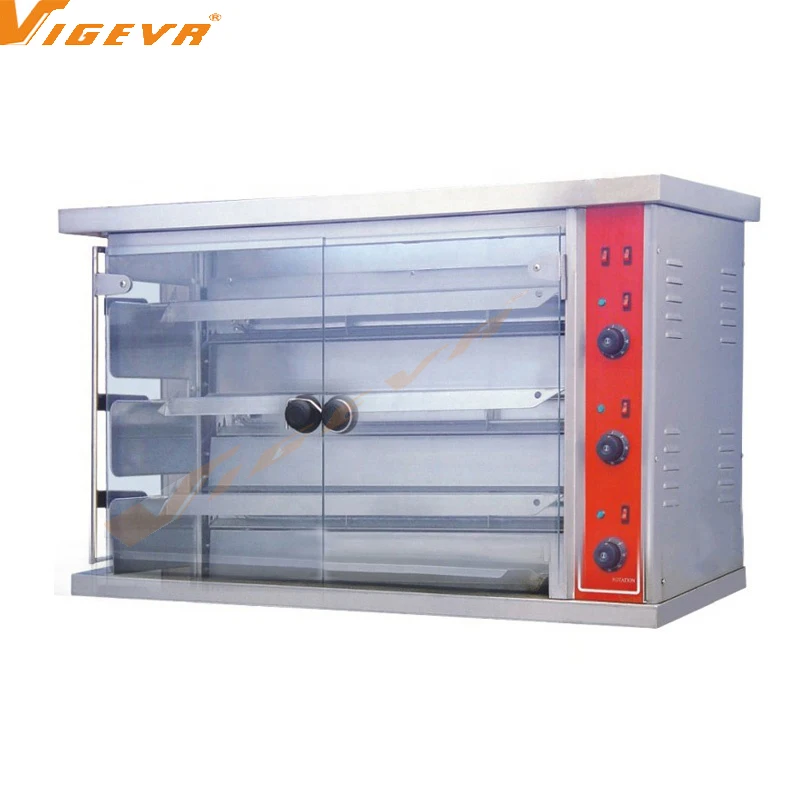 Roster chicken grill machine electric rotisserie style for whole chicken equipment snack machine
