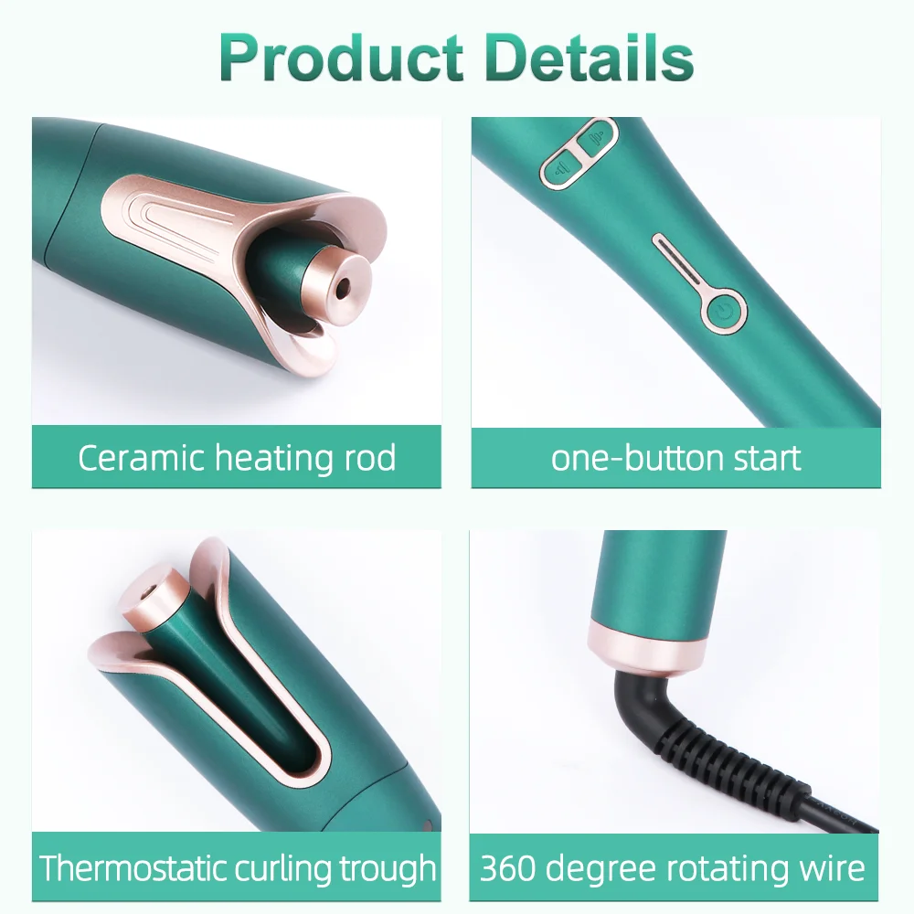 Lescolton  Customized Logo  best sellers professional auto electric hair curler roller automatic hair curling iron
