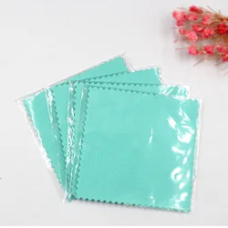 Wholesale Soft Microfiber Custom Logo/Packaging Jewelry Polishing Cloth With Anti Tarnish Agent For Sliver Jewelry