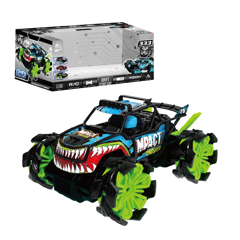 New Design 2.4G Stunt Drift Car Four-Wheel Drive Buggy Wheeled Remote Control Vehicle Toys