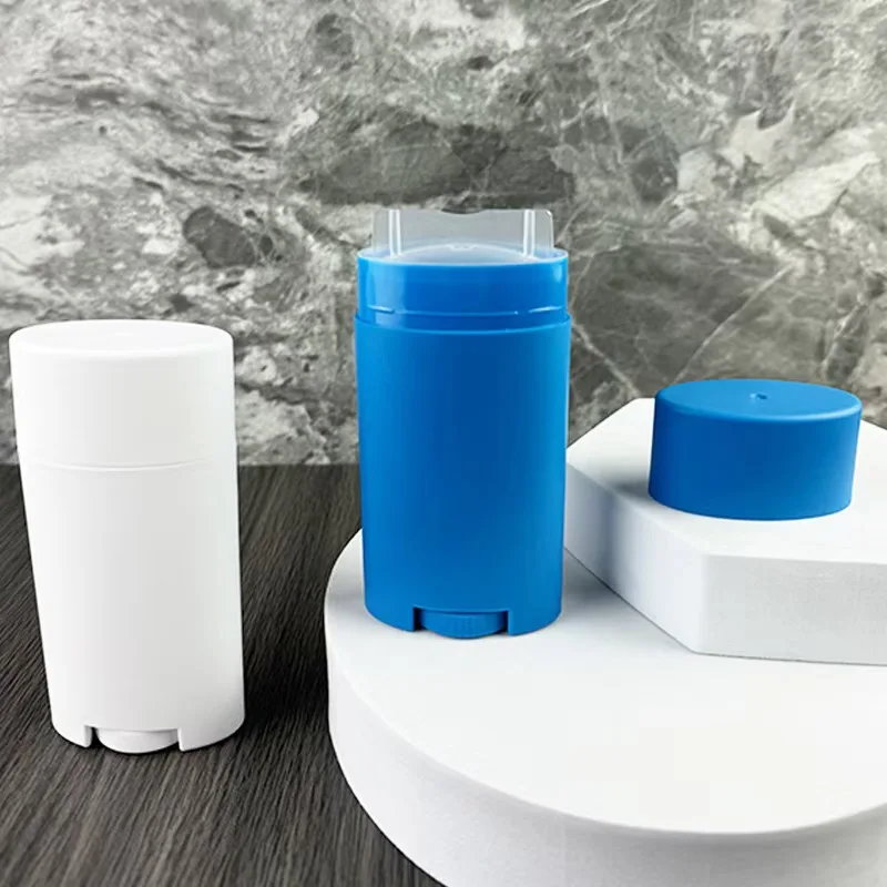 75ml Cosmetic Round Twist Up Tubes Packaging Bottle Body Deodorant Stick Container