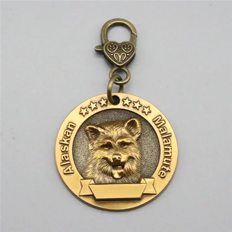 Dog Tags Supplier Custom Metal Dog Tag Chains Engraved Dog Tag Necklace With Ballchain