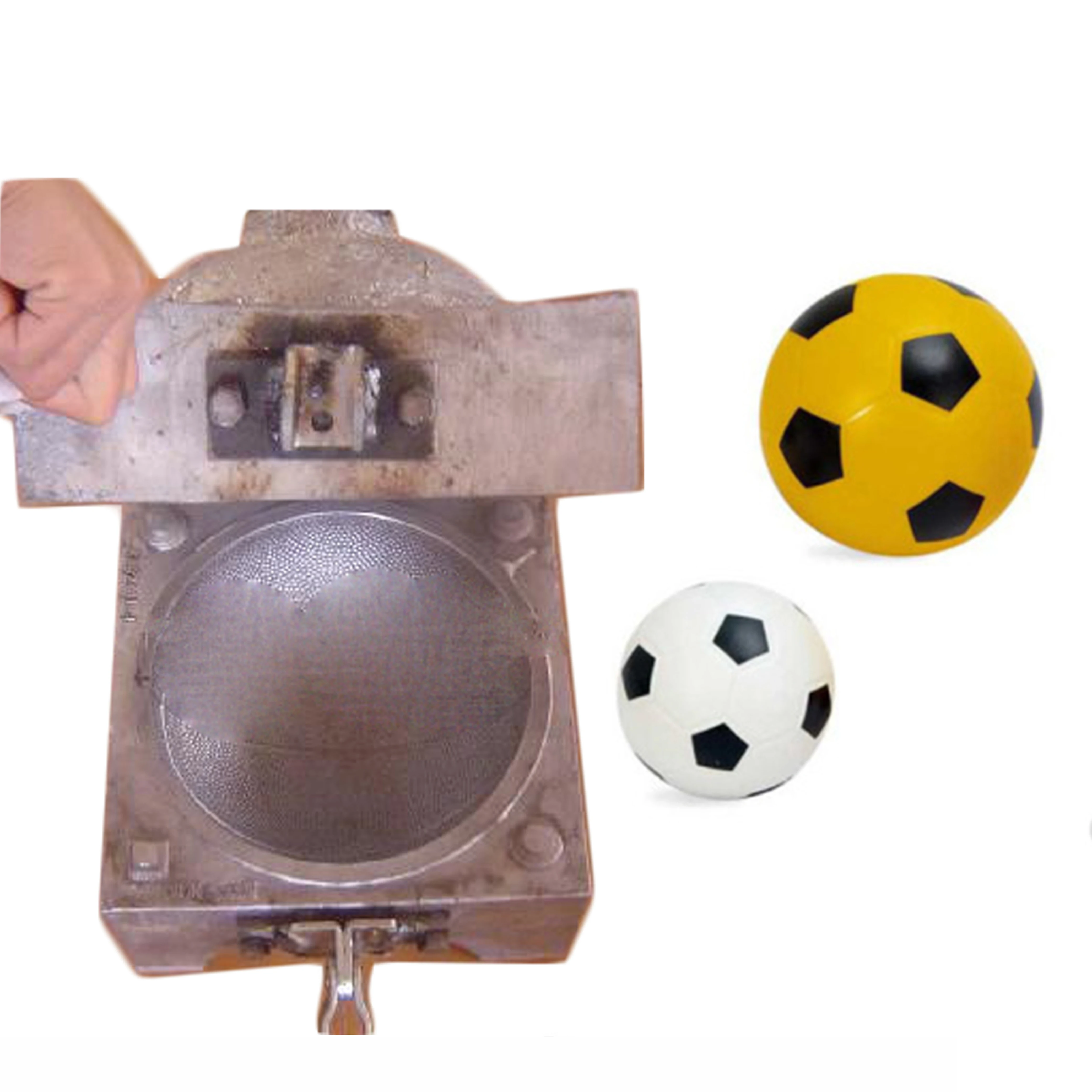 Polyurethane PU Soccer Ball Mold Cast Aluminum Molded Colored Plastic Blowing Mould,plastic Injection Mould Aluminium or Steel