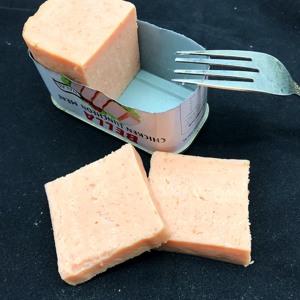 Halal Canned Food Chicken Beef luncheon Meat In 170g 340g Tin For African Muslim Market