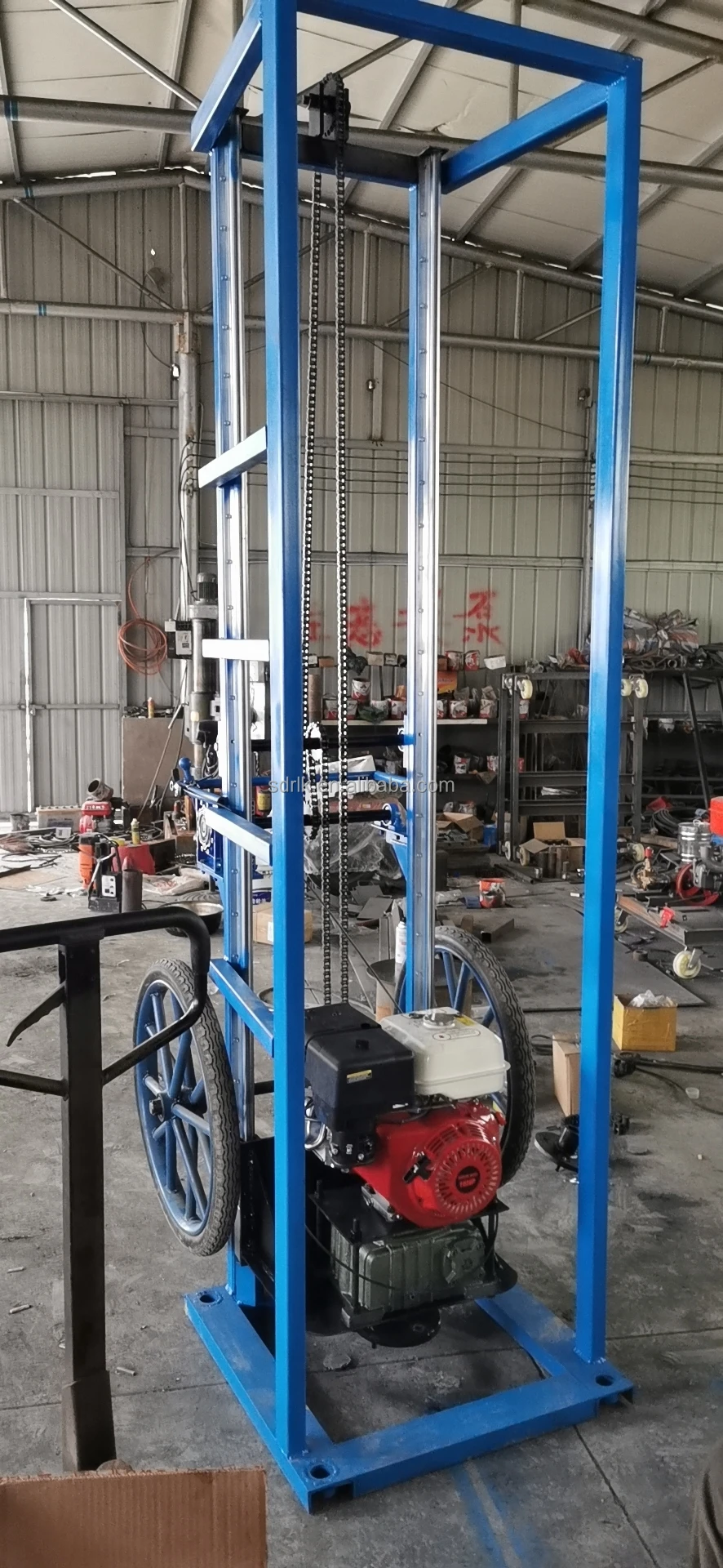 Portable Handheld Petrol Piling Machine post driver/Gasoline Solar Pile Driver for Southeast Asian market