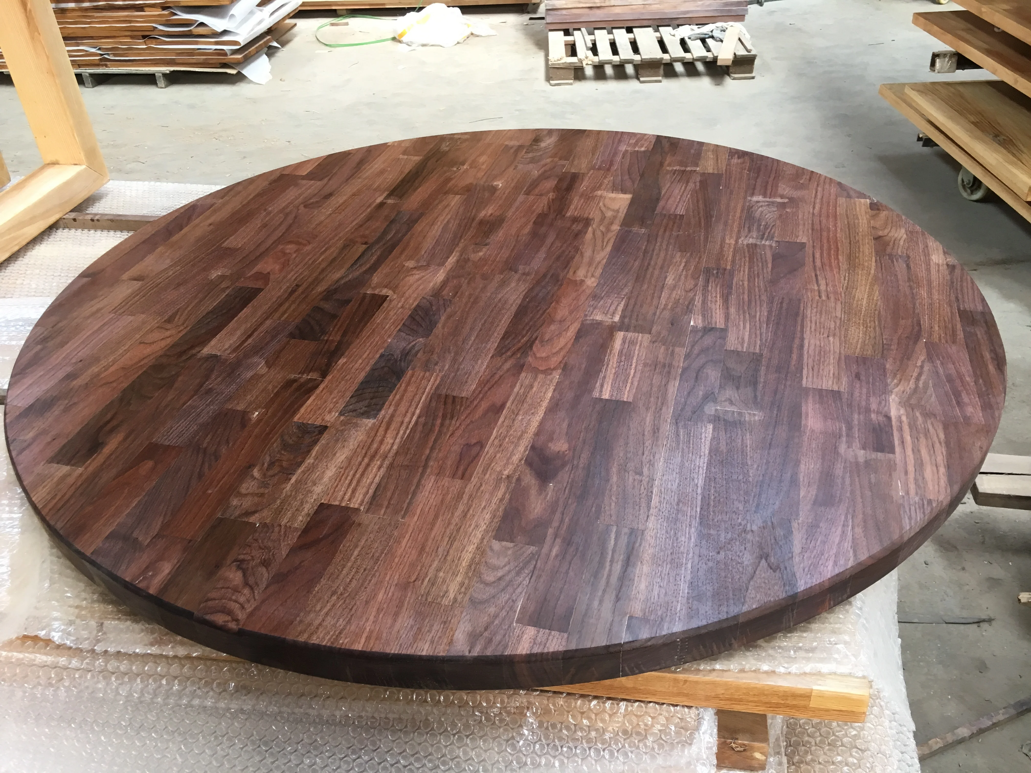 Wax Oil USA Walnut Wood Table Top / Quality Edge Glued
