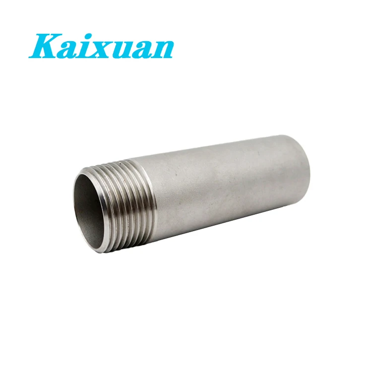 Professionally Customized Pipe Schedule 40 Ss316/304 Stainless Steel Fitting Welding Pipe Nipple Toe Nipple