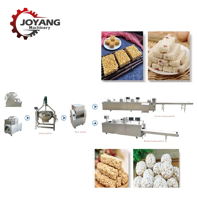 Automatic Maquina de barras de cereales Cereal Bar Production Machine Line