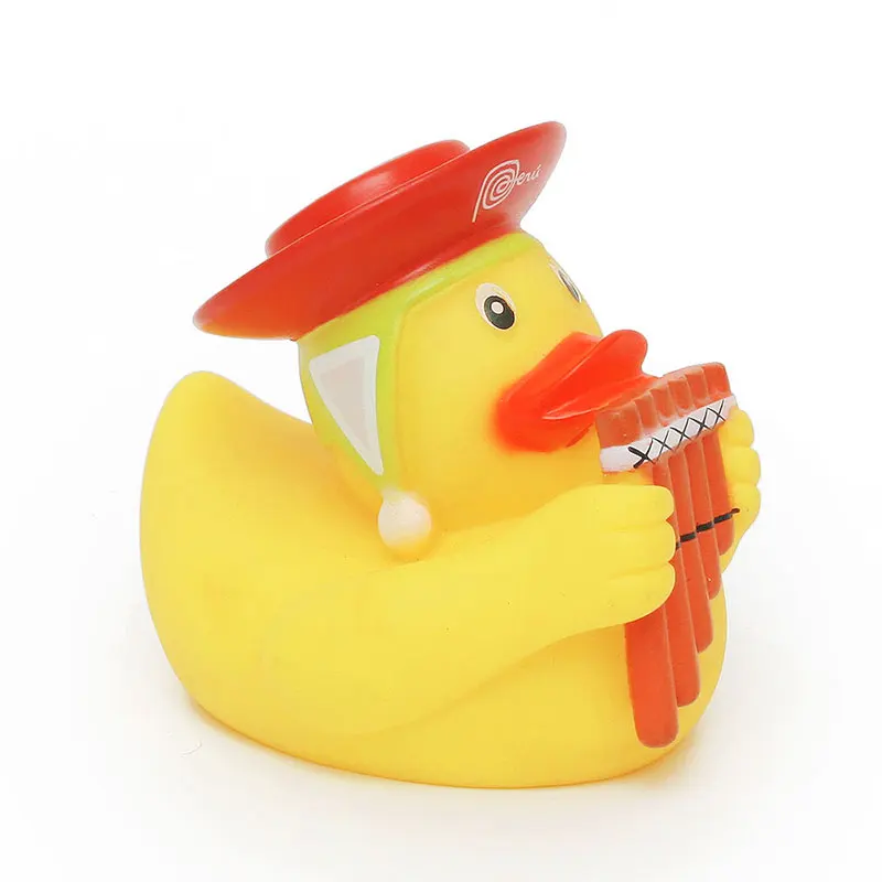 Factory Custom Yellow Duck Baby Inflatable Bathtub Cute Bath Rubber Ducks