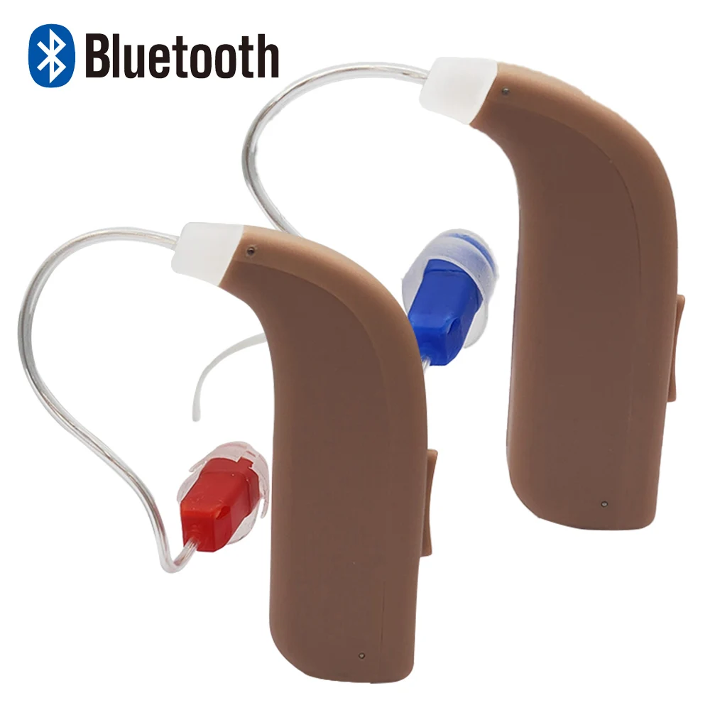 Yonker cic bte deaf invisible for deafness amplifier sound digital rechargeable bluetooth hearing aids for seniors