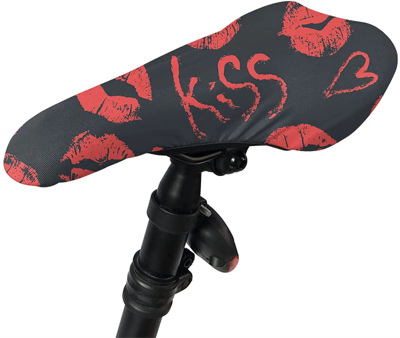 Promotional Outdoor Travel Recycled Waterproof Bike Seat Cover Bicycle Saddle Rain Dust Cover, Protective Water Resistant Shield