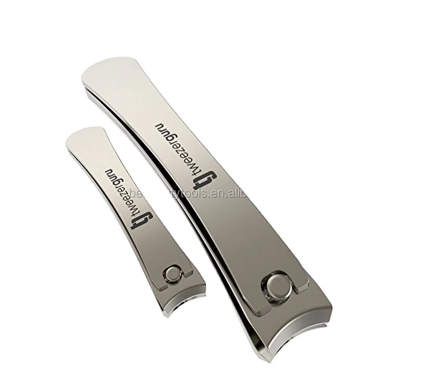 Deluxe Men and Women Curved Tip Fingernail Toenail Nail Care Sharpen Clippers Gift Pair Set