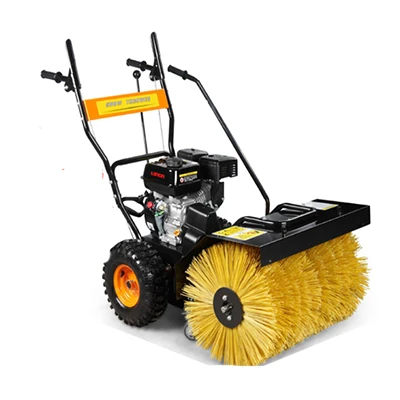 New Hand Push Type Small Residential Property Brush Snow Plow Snow Removal Machine for Sale