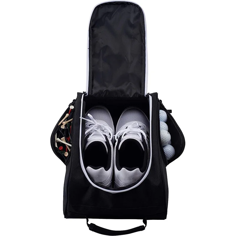 Custom Oxford Portable Shoe Bags for Travel Storage Outdoor Casual Sports Shoebags for Cycling Golf Ball Pouch Golf Shoe Bags
