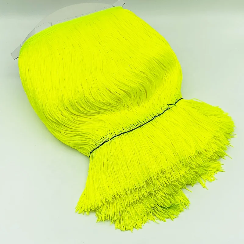 Wholesale 30cm Wide Lace tassel fringe trim Tassel Fringes Trimming fabric For DIY Latin Dress Stage Clothes Accessories
