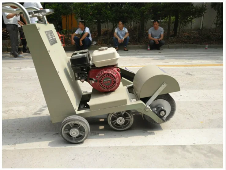 6.5HP Engine road construction road cleaning Handheld road sweeper machine